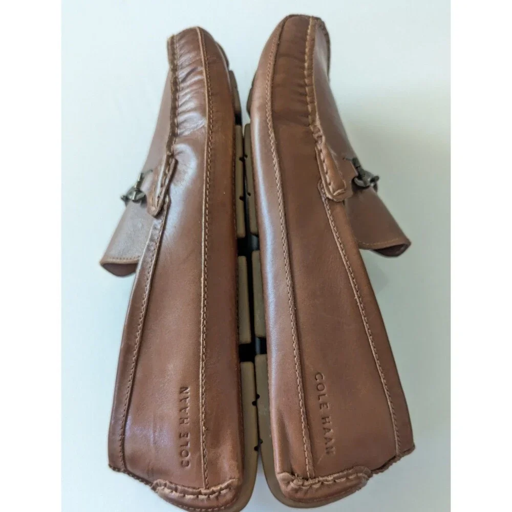 Cole Haan Wyatt Bit Driver Men's Loafers British Tan Leather Size 11.5